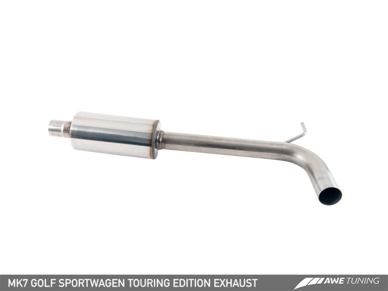 AWE Tuning VW MK7 Golf SportWagen Touring Edition Exhaust w/Chrome Silver Tips (90mm)