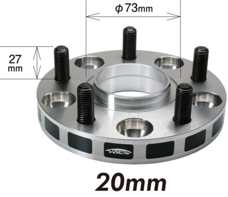 Project Kics 20mm Thick 12x1.50 60mm Hub 5-114.3 Wide Tread Spacers