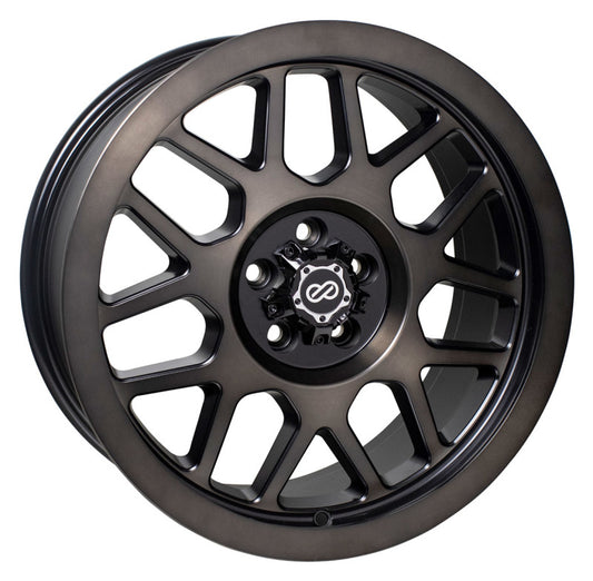 Enkei Matrix 17x8 5x100 30mm Offset 71.6mm Bore Brushed Black Wheel