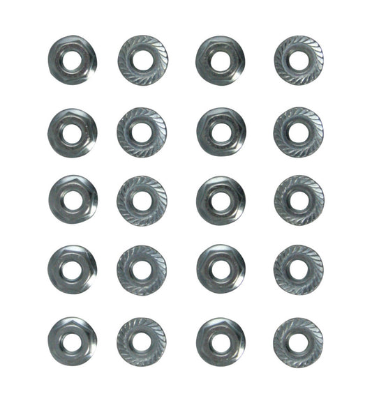 Moroso Oil Pan Nuts - 1/4in x 28in - 20 Pack