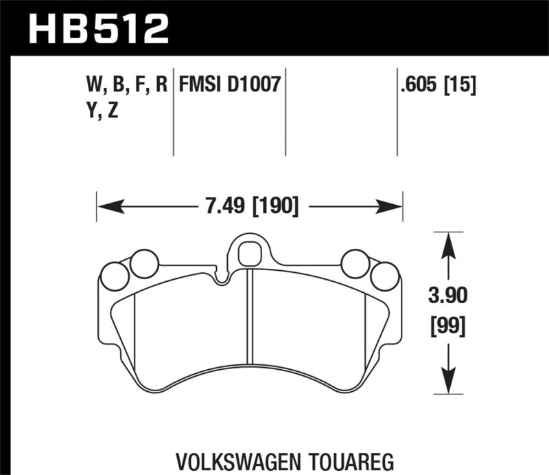 Hawk LTS Street Brake Pads