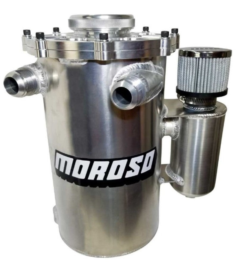 Moroso Dry Sump Oil Tank - Pro Mod - 13in Tall - 2 Piece - 7in Diameter -16An Fitting