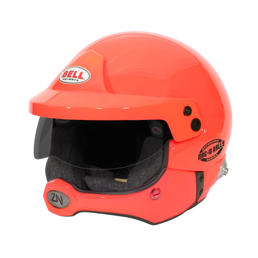 Bell Mag-10 Rally Pro(HANS) 56 (7) FIA8859/SA2020 - Size 56 (Orange)