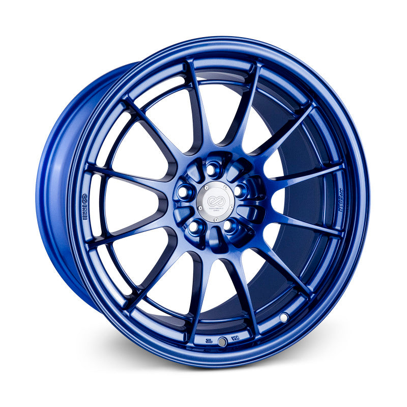 Enkei NT03+M 18x9.5 5x100 40mm Offset Victory Blue Wheel