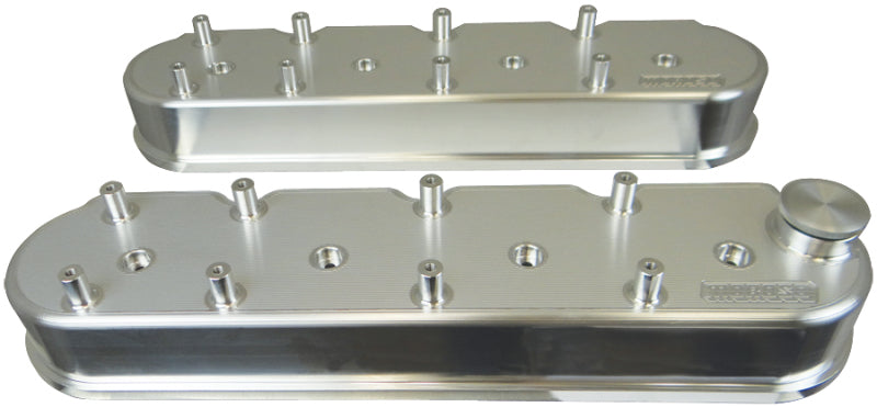 Moroso GM LS Valve Cover - 2.5in - w/Coil Mounts - Billet Aluminum - Pair