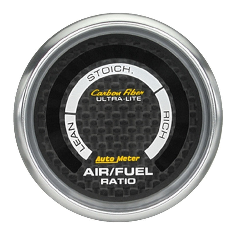 Autometer Carbon Fiber 52mm Electronic Air Fuel Gauge