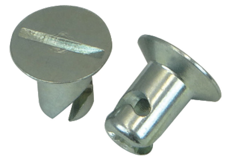 Moroso Quick Fastener - Flush Head - 5/16in x .400in - Steel - 10 Pack