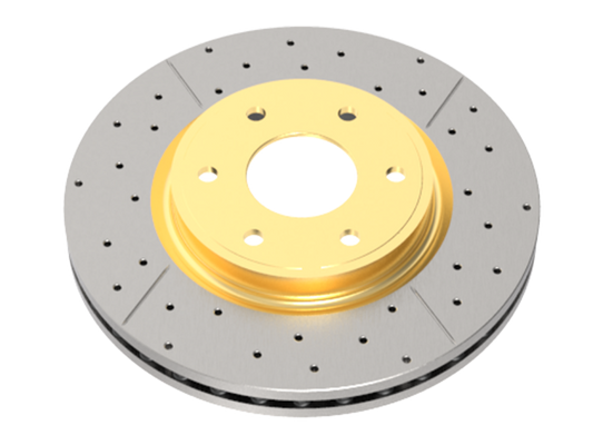 DBA 17-20 Honda CR-V Rear Drilled & Slotted Street Series Rotor