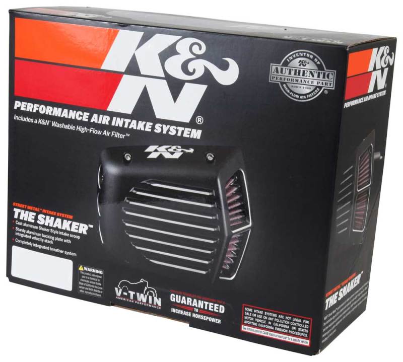 K&N Street Metal Intake System Shaker for 2017 Harley Davidson Touring