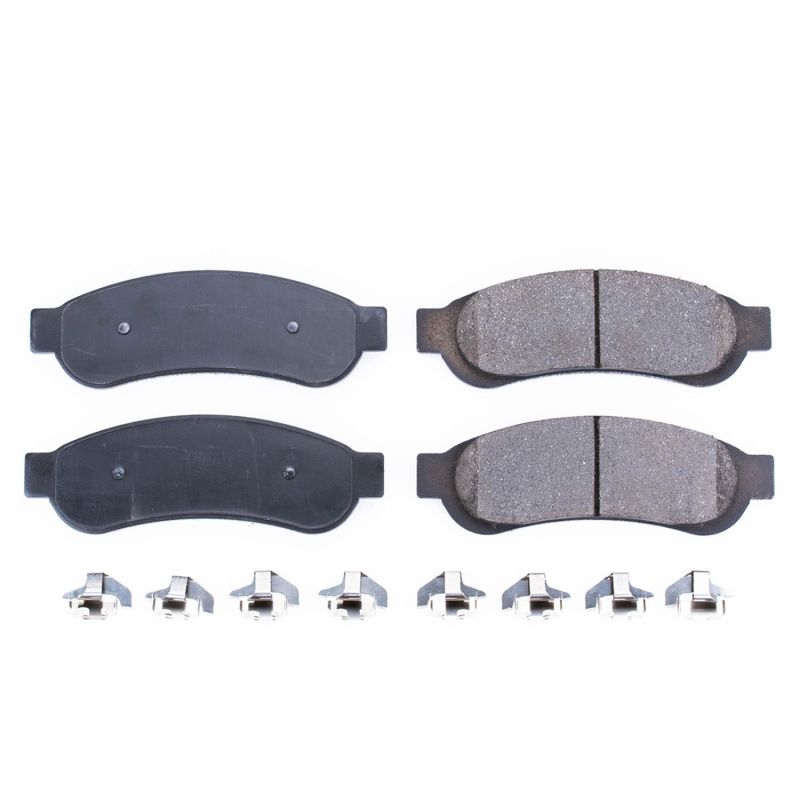 Power Stop 10-12 Ford F-250 Super Duty Rear Z17 Evolution Ceramic Brake Pads w/Hardware