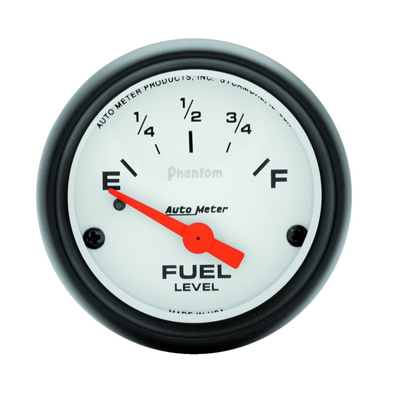 Autometer Phantom 2-1/16 inch Fuel Level Gauge