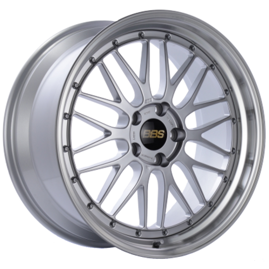 BBS LM 21x10 5x112 ET40 Diamond Silver Center / Diamond Cut Lip Wheel -82mm PFS/Clip Required