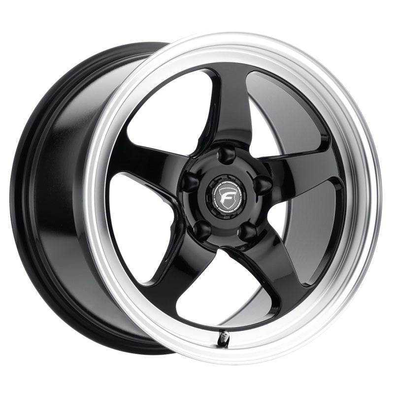 Forgestar D5 Drag 18x10 / 5x114.3 BP / ET22 / 6.4in BS Gloss Black Wheel