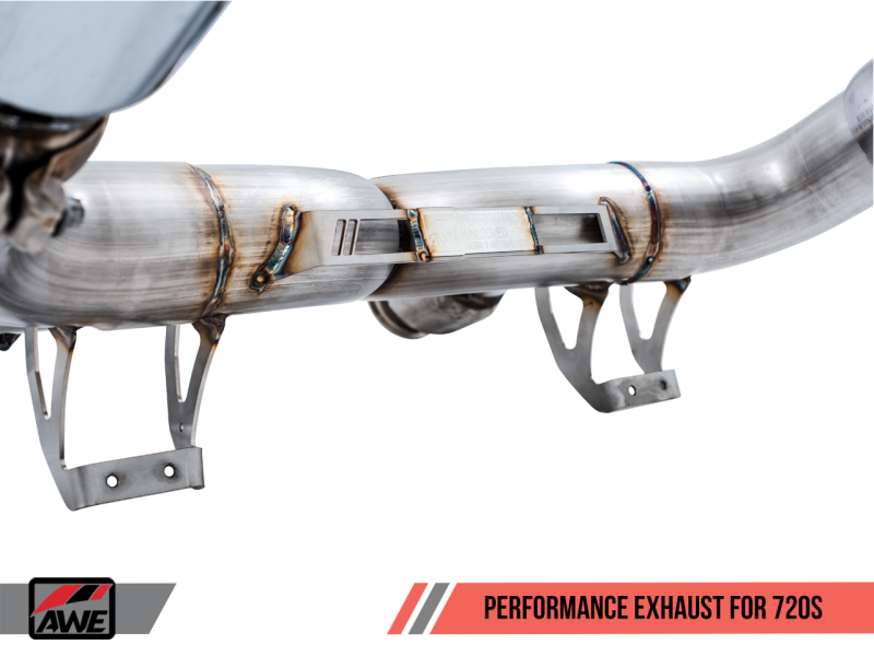 AWE Tuning McLaren 720S Performance Exhaust - Chrome Silver Tips