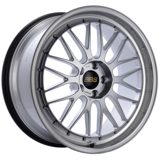 BBS LM 20x9.5 5x114.3 ET40 CB66 Diamond Silver Center Diamond Cut Lip Wheel