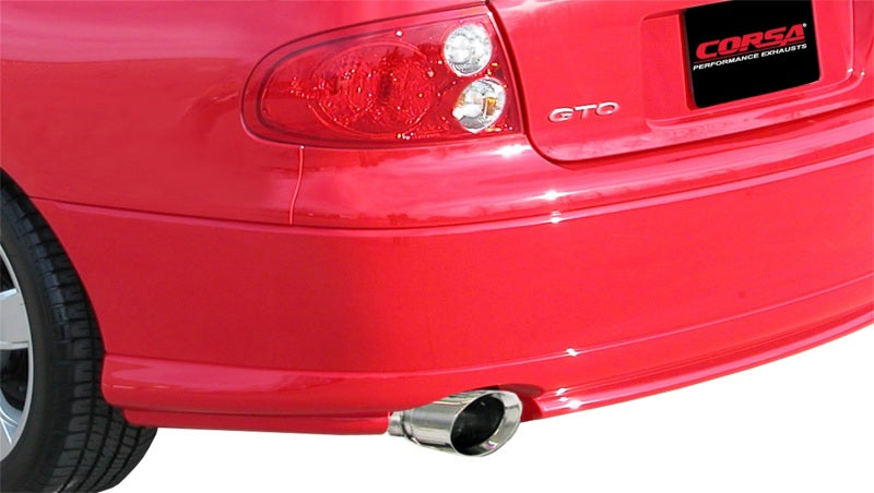 Corsa 2004 Pontiac GTO 5.7L V8 Polished Sport Cat-Back Exhaust