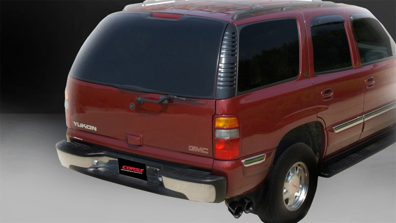 Corsa 2001-2006 Chevrolet Suburban 5.3L V8 3in Cat-Back Single Side w Twin 4in Black Pro-SeriesTips