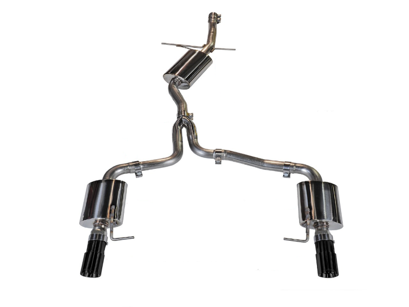 AWE Tuning Audi B8 A4 Touring Edition Exhaust - Dual Outlet Diamond Black Tips