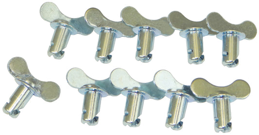 Moroso Quick Fastener - Butterfly Head - 5/16in x .450in - Steel - 10 Pack