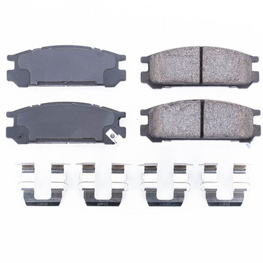 Power Stop 93-96 Subaru Impreza Rear Z17 Evolution Ceramic Brake Pads w/Hardware