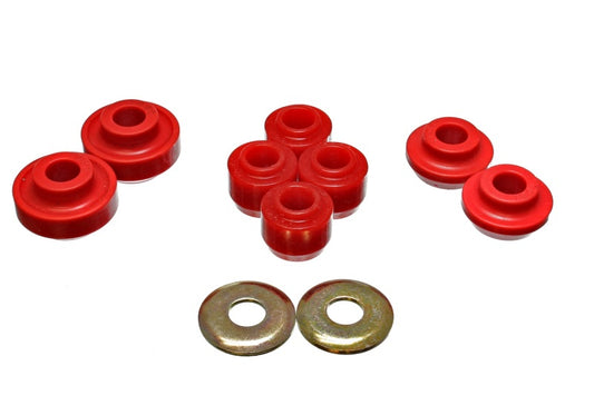 Energy Suspension 86-95 Ford Taurus Red Front Strut Rod Bushing Set