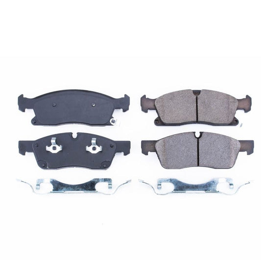 Power Stop 11-16 Dodge Durango Front Z17 Evolution Ceramic Brake Pads w/Hardware