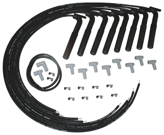 Moroso Universal/Hemi/BAE-AJPE Ignition Wire Set - Ultra 40 - Unsleeved - Black