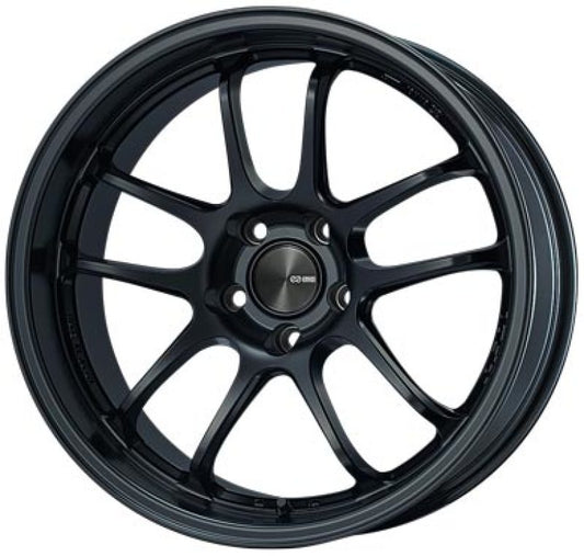 Enkei PF01EVO 18x9.5 12mm Offset 5x114.3 75mm Bore Matte Black Wheel Special Order / No Cancel