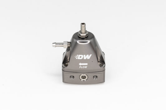 DeatschWerks DWR1000iL In-Line Adjustable Fuel Pressure Regulator - Titanium