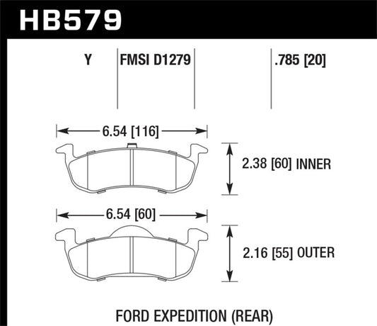 Hawk LTS Street Brake Pads