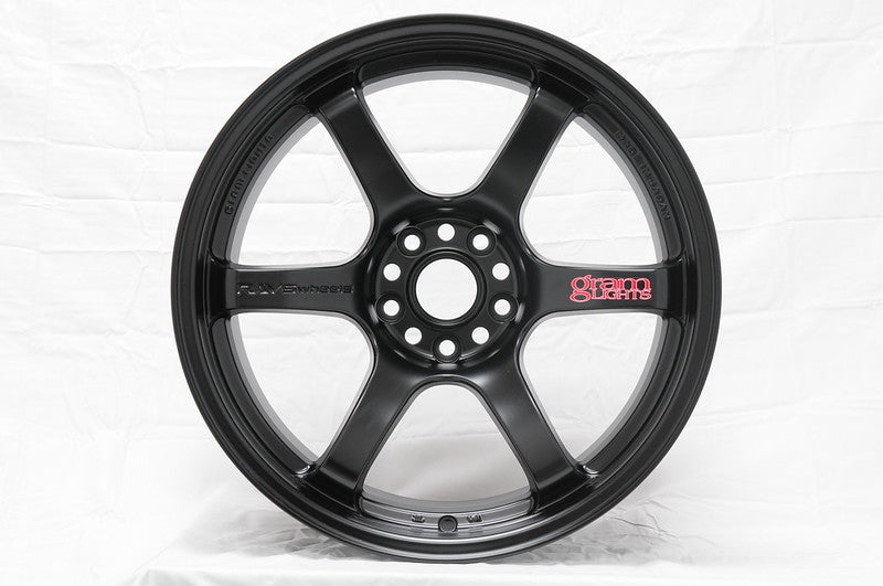 Gram Lights 57DR 19x10.5 +22 5-114.3 Semi Gloss Black Wheel