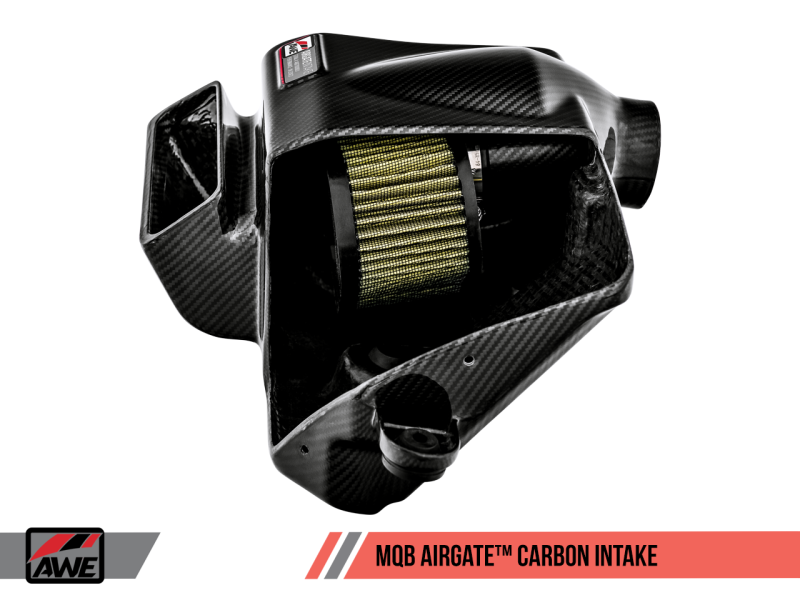 AWE Tuning Audi / Volkswagen MQB 1.8T/2.0T/Golf R Carbon Fiber AirGate Intake w/ Lid