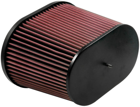 K&N Universal Air Filter - Oval Straight - 3.688in Flange ID x 10.25in Base O/S Length x 7.875in H