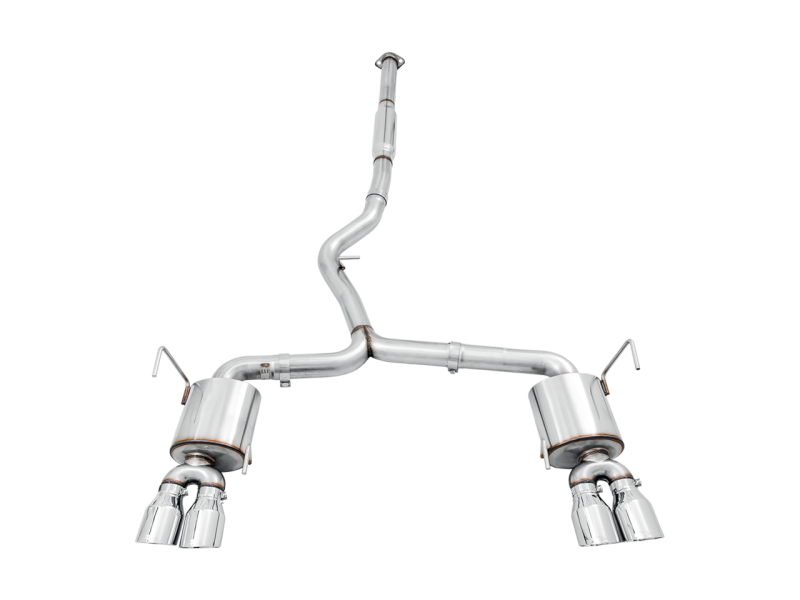 AWE Tuning 2015+ Subaru WRX VA Sedan Touring Edition Exhaust - Chrome Silver Tips (102mm)