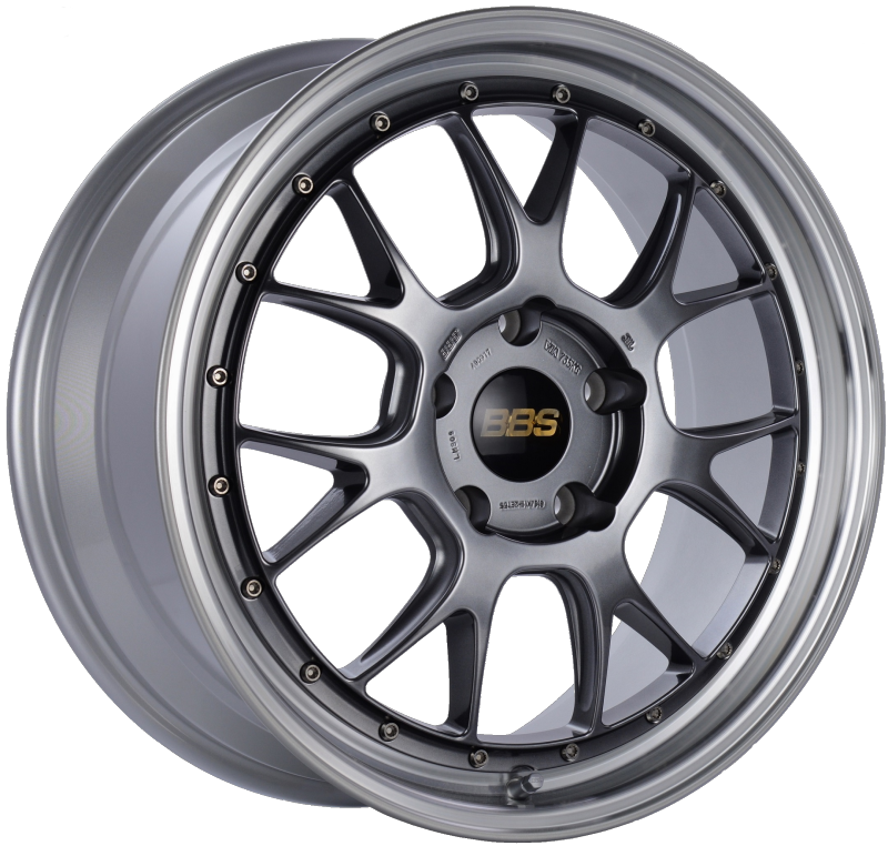 BBS LM-R 19x8.5 5x130 ET55 CB71.6 Diamond Black Center Diamond Cut Lip Wheel