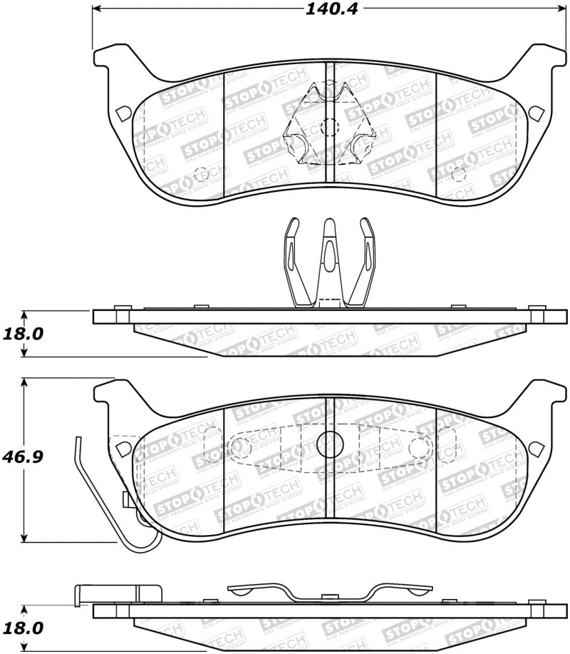 StopTech Street Brake Pads