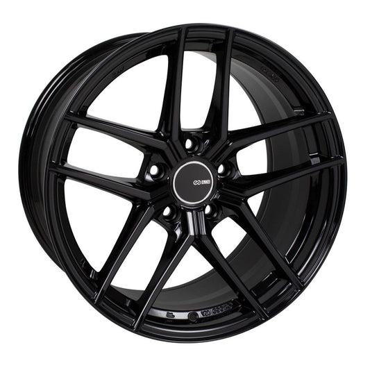 Enkei TY5 18x8.5 5x114.3 50mm Offset 72.6mm Bore Black Wheel