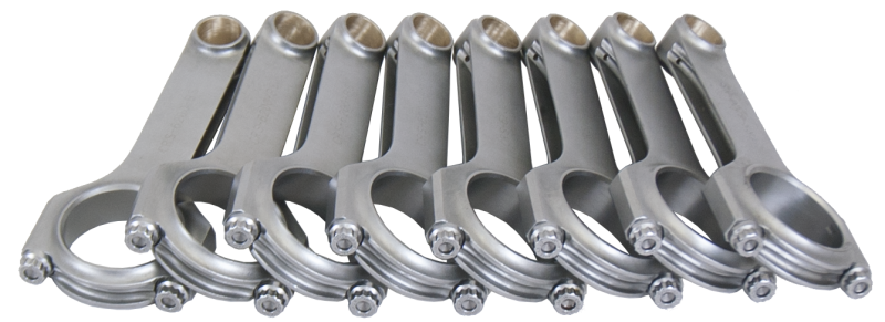 Eagle Chevrolet Small Block H-Beam Connecting Rods w/ ARP L19 Bolts (Set of 8)