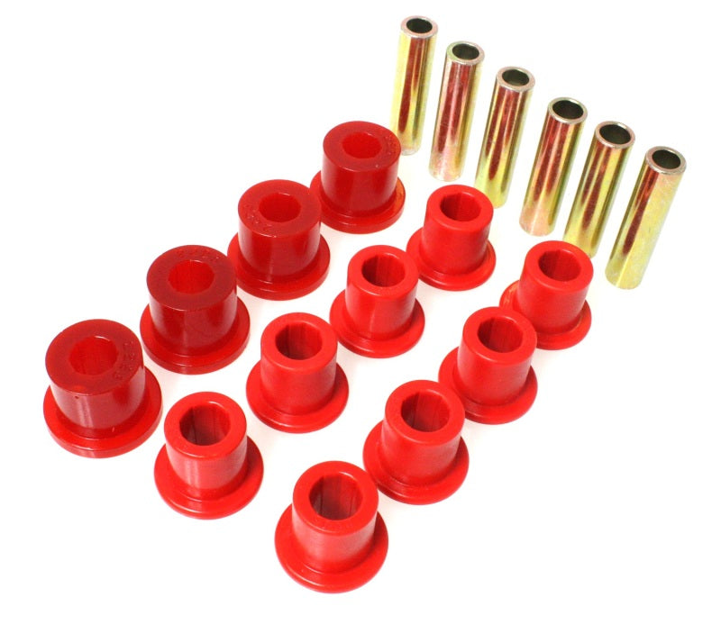 Energy Suspension Jeep Spring Bushing Set - Red