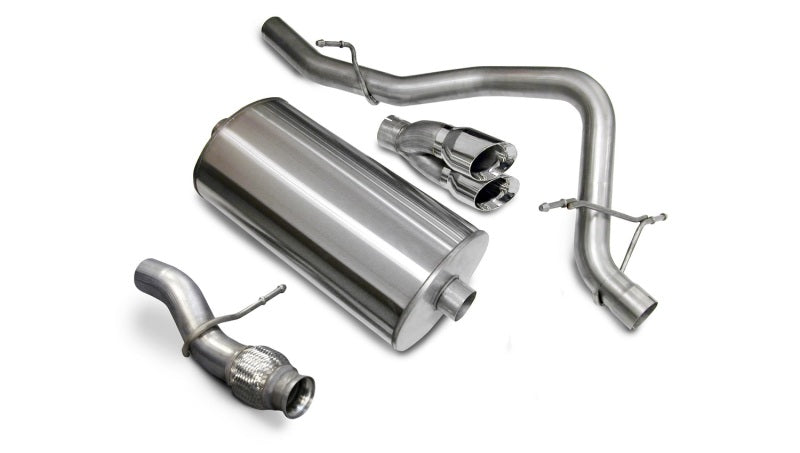 Corsa 2009-2014 Chevrolet Tahoe 5.3L V8 Polished Sport Cat-Back Exhaust