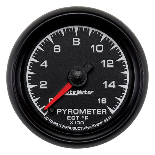 Autometer ES 52.4mm Pyrometer 0-1600 Degree F FSE Gauge