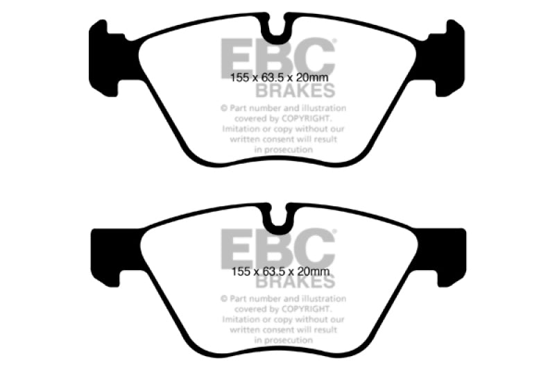 EBC 08-10 BMW 128 3.0 Greenstuff Front Brake Pads