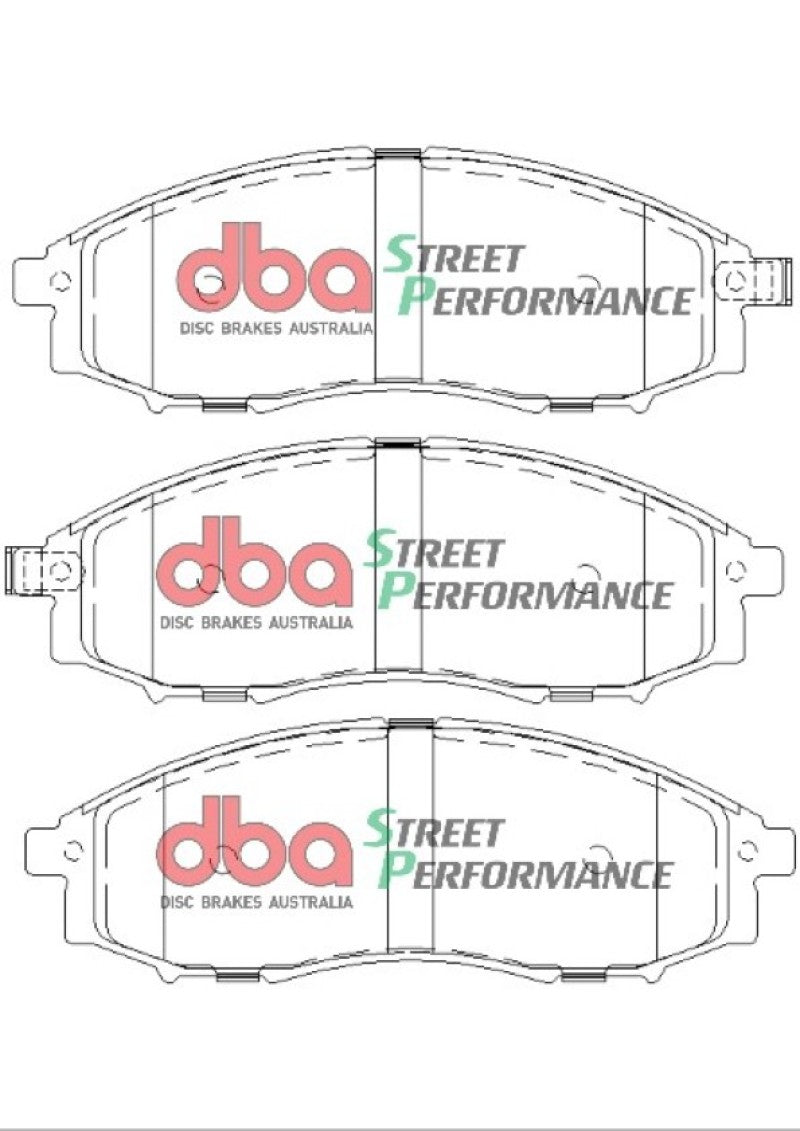 DBA 00-04 Nissan Xterra SP500 Front Brake Pads