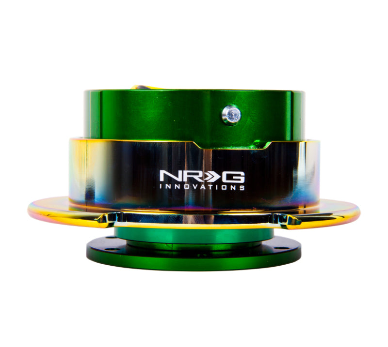 NRG Quick Release Gen 2.5 - Green Body / Neochrome Ring