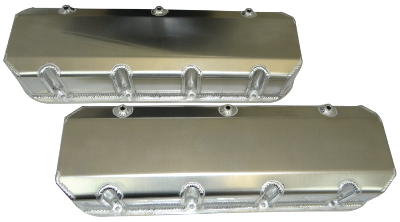 Moroso Chevrolet Big Block (w/Symmetrical Port) Valve Cover - Exhaust Pockets/Intake Tubes - Alum