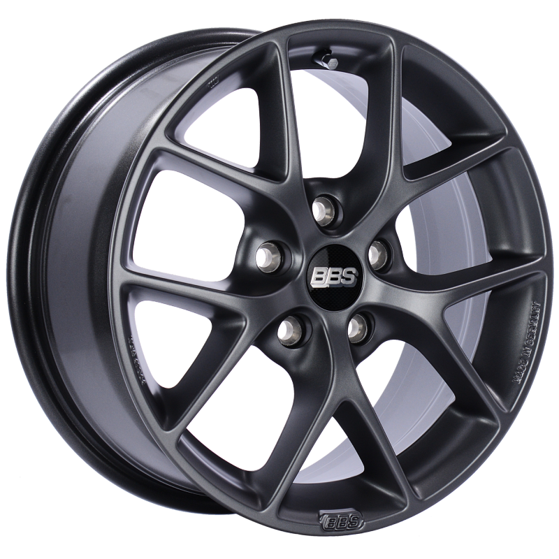 BBS SR 16x7 5x108 ET45 Satin Grey Wheel -70mm PFS/Clip Required