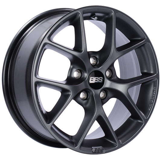 BBS SR 16x7 5x108 ET45 Satin Grey Wheel -70mm PFS/Clip Required