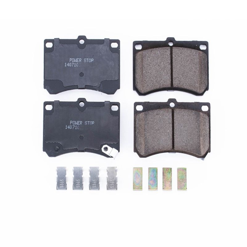 Power Stop 91-03 Ford Escort Front Z17 Evolution Ceramic Brake Pads w/Hardware