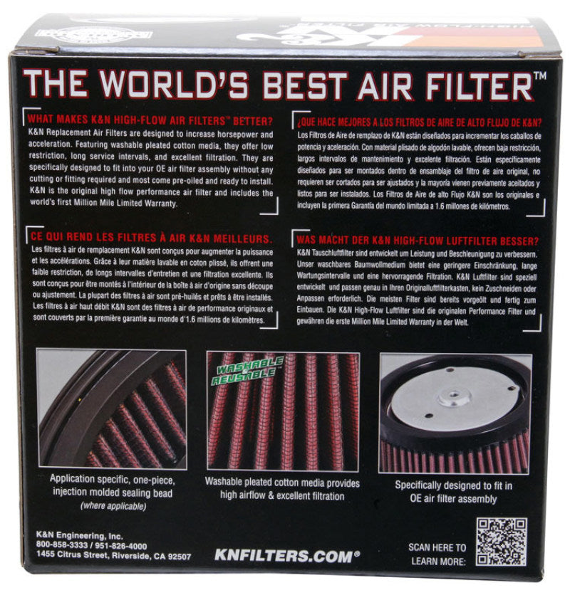 K&N Custom Air Filter Round 5-3/8in OD x 4in ID x 2in H