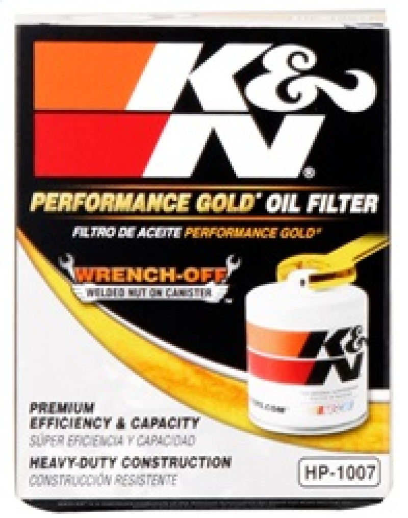 K&N Buick / Chevrolet / Oldsmobile Performance Gold Oil Filter